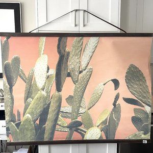 NEW Indaba Canvas Cactus Wall Art - 55" X 42"